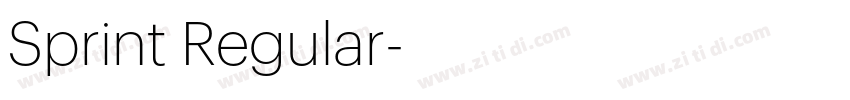 Sprint Regular字体转换 Sprint Regular字体转换